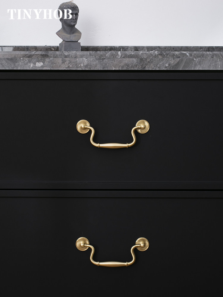 Luxury Vintage Solid Brass Dro - Furniture Hardware Drop Pulls recension och pris