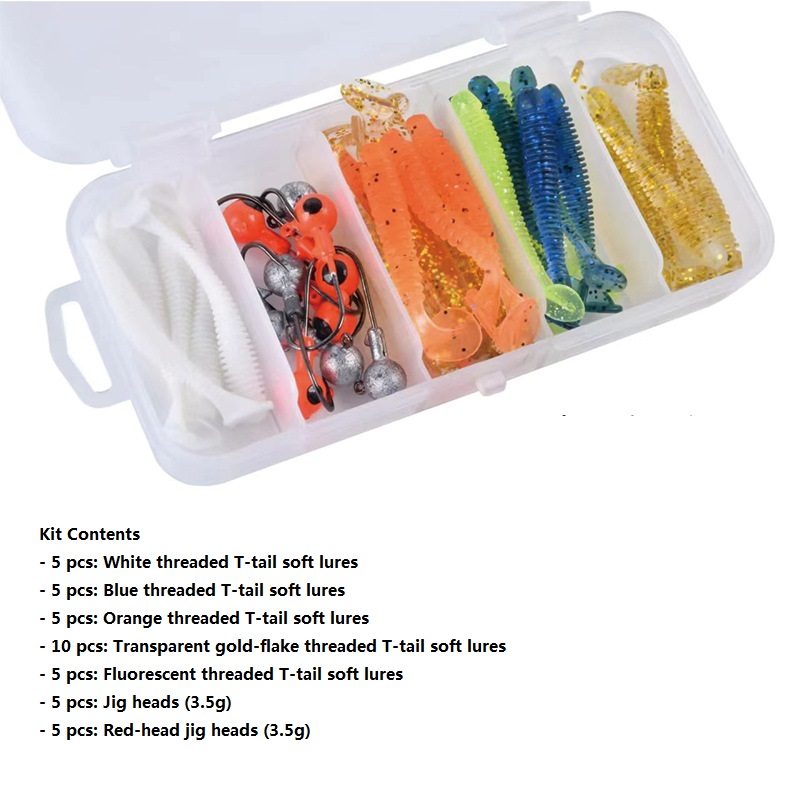 40pcs/lot Soft Lure Kit Soft F - Furniture Hardware Jig recension och pris