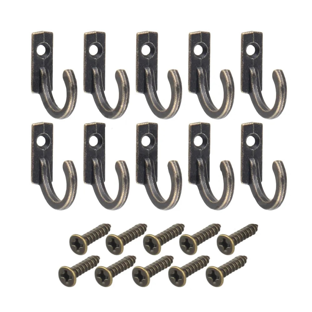 10Pcs/set Vintage Hooks Wall H - Furniture Hardware Manufacturer recension och pris