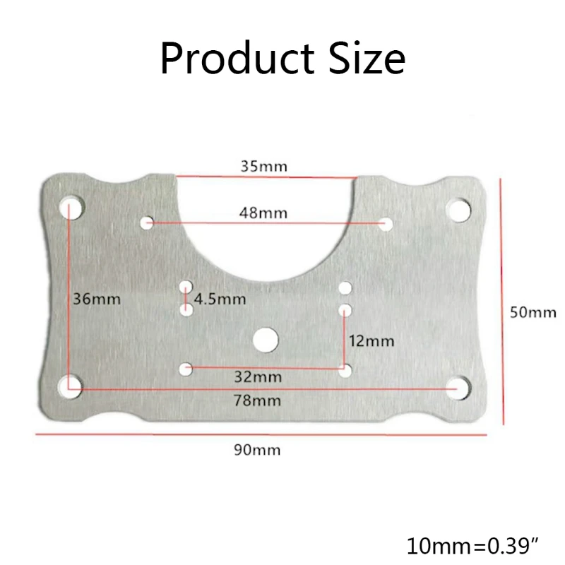 4 Pcs Cabinet Hinge Repair Pla - Cabinet Hinge Overlay recension och pris