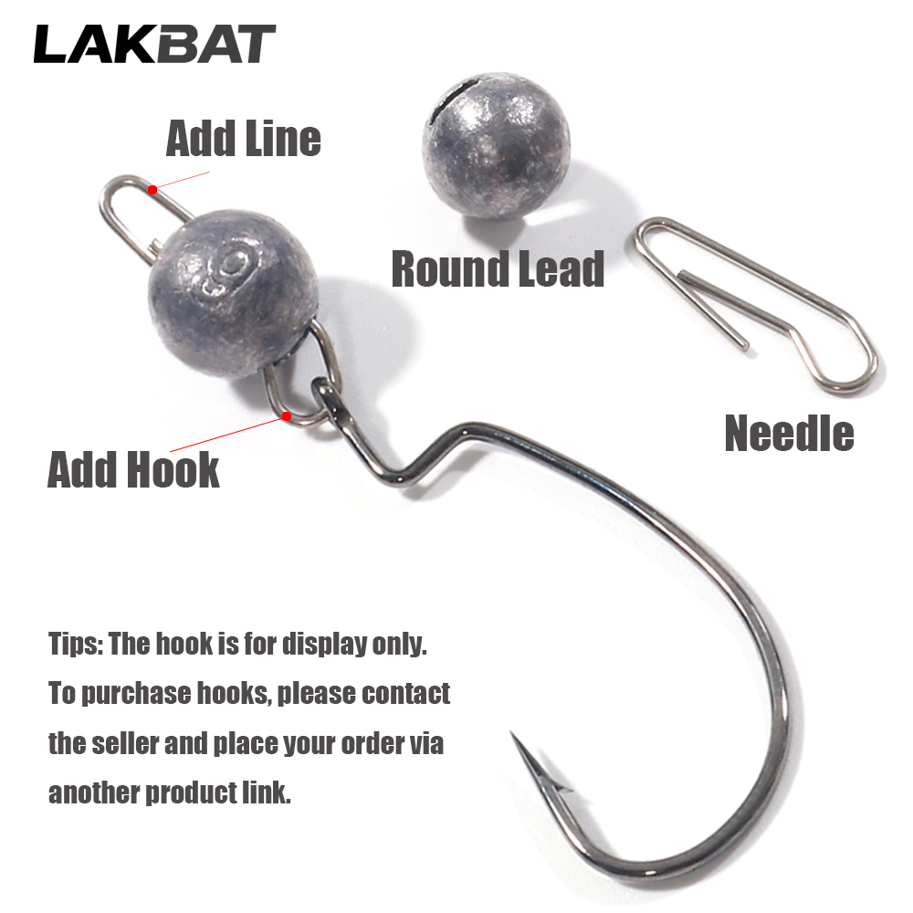 LAKBAT Fishing Weight Sinker J - Furniture Hardware Jig recension och pris