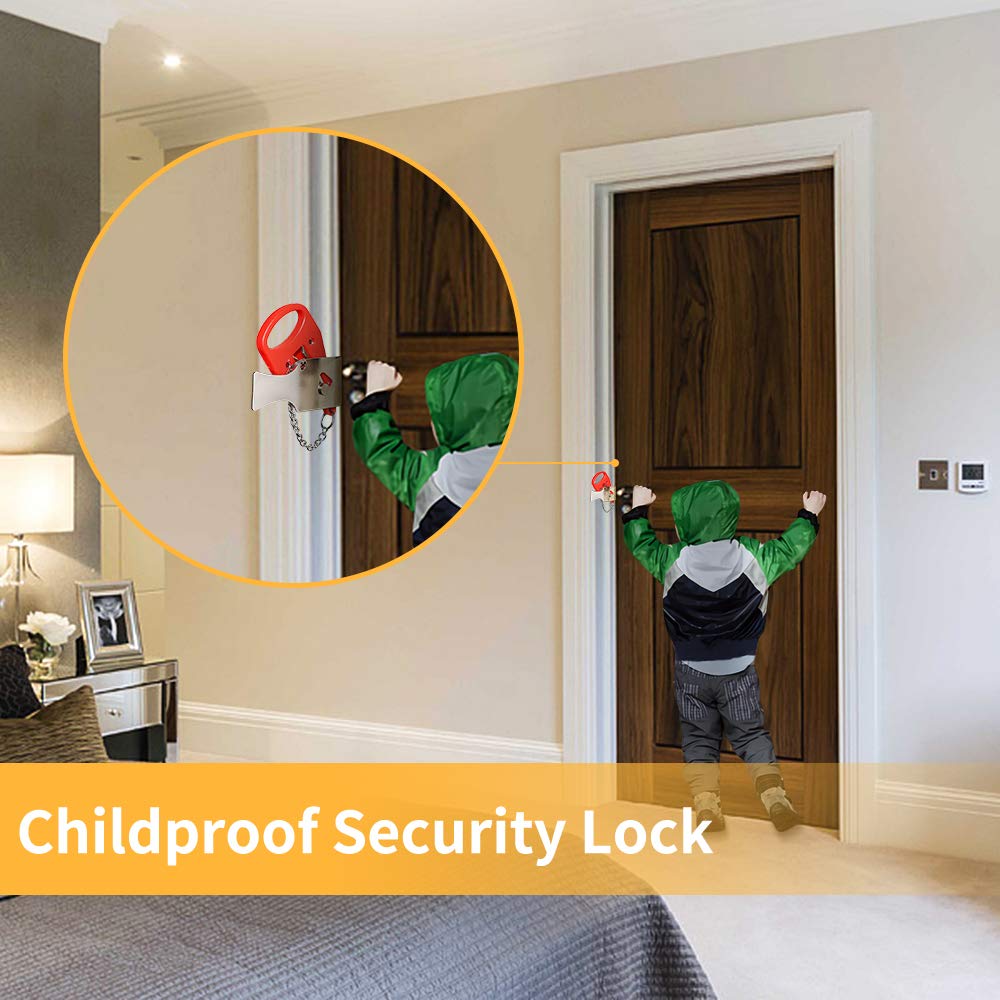 KAK Portable Door Lock Keyless - Furniture Hardware Fitting recension och pris