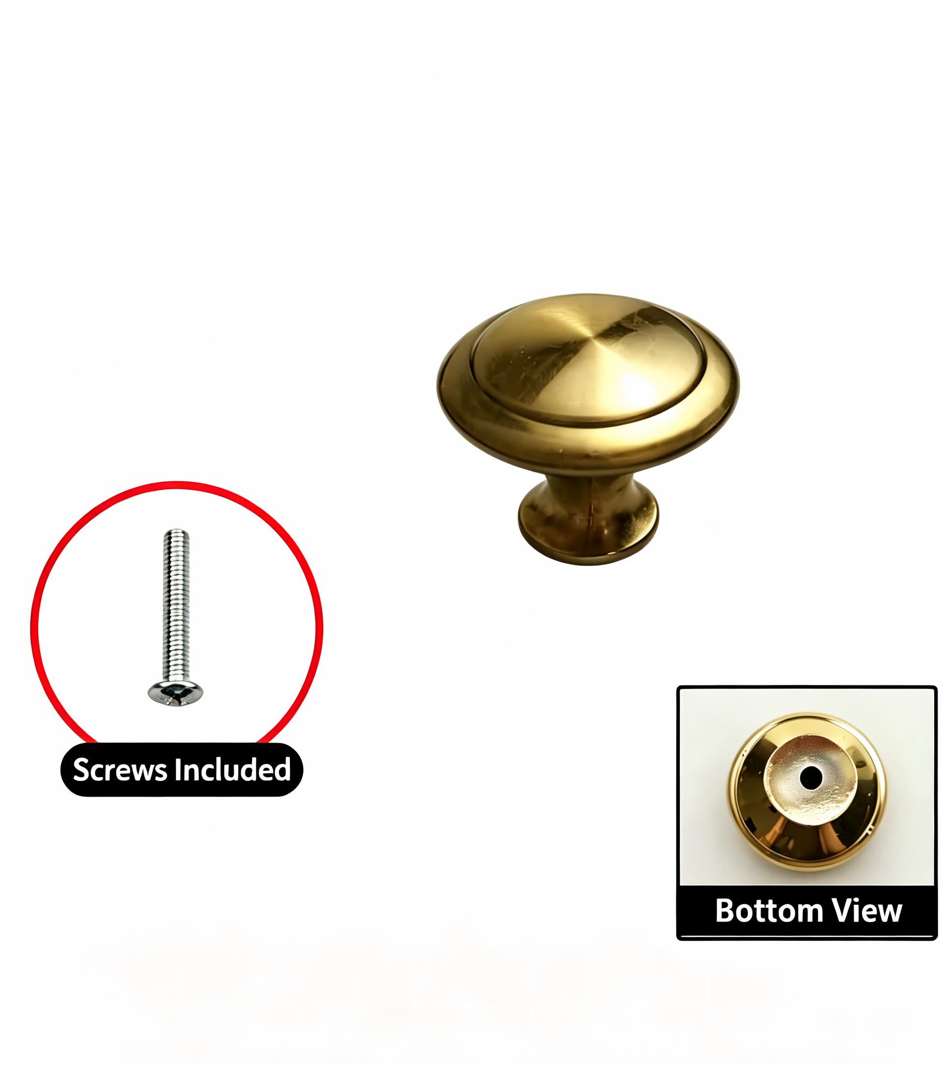 8Pcs Golden Zinc Alloy Round C - Furniture Hardware Manufacturer recension och pris